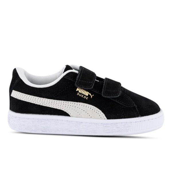 Puma Suede Classic Xxi Kids Black-White Unisex Size 2