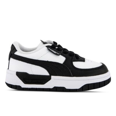 Puma Cali Dream Leather Trainers Kids Puma White-Puma Black Unisex Size 13