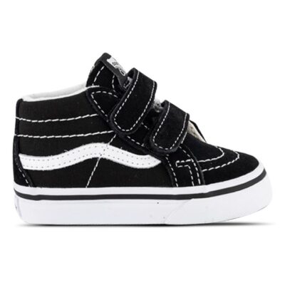 Vans Sk8-Mid Reissue V Kids Black/True White Unisex Size 9