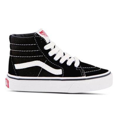 Vans Sk8-Hi Kids Black/True White Unisex Size 13
