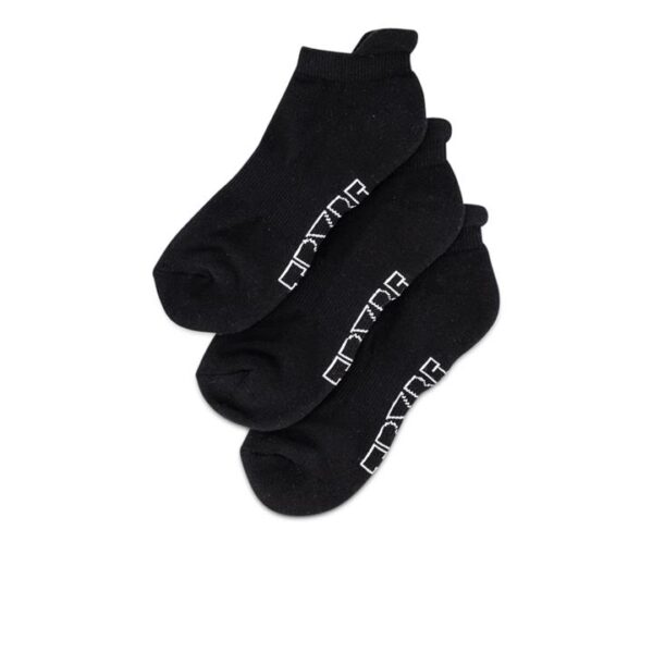 Trybe Socks Performance Sock 3 Pack Kids Black Unisex Size 3-8