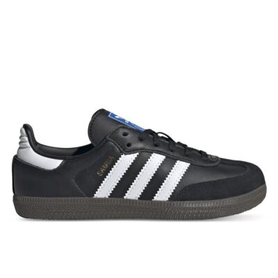Adidas Originals Samba Og Kids Black/White/Gum Unisex Size 13