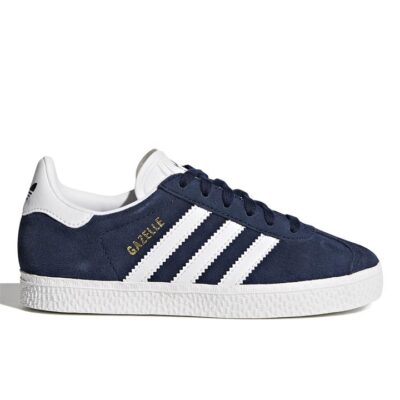 Adidas Originals Gazelle Kids Collegiate Navy/White Unisex Size 13