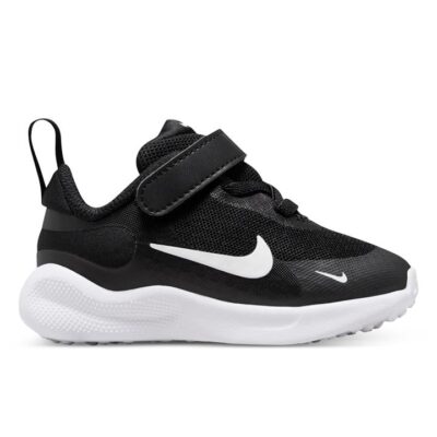 Nike Revolution 7 Kids Black/White-White Unisex Size 5