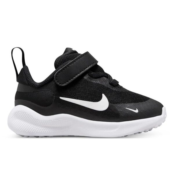 Nike Revolution 7 Kids Black/White-White Unisex Size 5