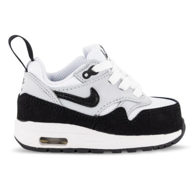 Nike Air Max 1 Easyon Kids White/Black-Pure Platinum Unisex Size 7