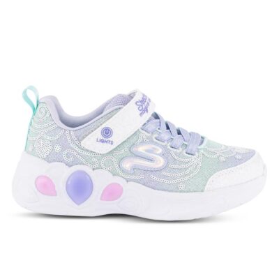 Skechers Princess Wishes Kids Lavender/Multi Unisex Size 1