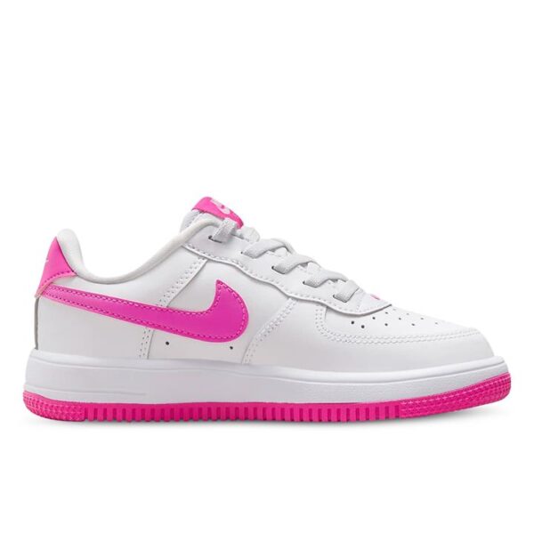 Nike Air Force 1 Low Easyon Kids White/Laser Fuchsia Unisex Size 13
