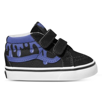Vans Sk8-Mid Reissue V Kids Glow Slime Black/Blue Unisex Size 5