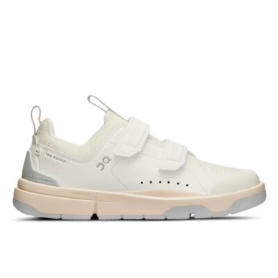 On The Roger Kids White/ Glacier Unisex Size 2