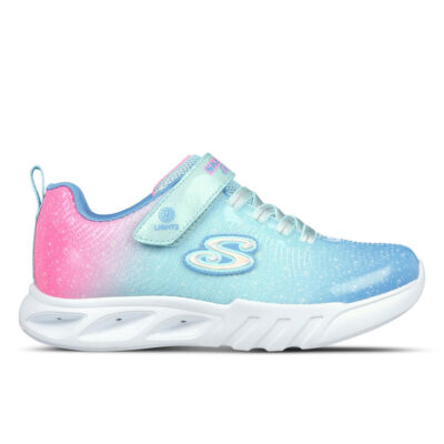Skechers Flicker Flash - Ombre Dreamer Kids Aqua/Multi Unisex Size 1