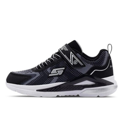 Skechers Tri-Namics Kids Black Silver Unisex Size 2