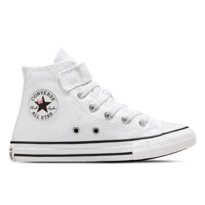 Converse All Star Easy On Butterflies Kids White/Pink Phase/Grape Fizz Unisex Size 3