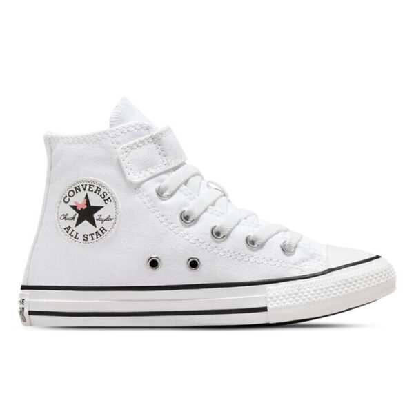 Converse All Star Easy On Butterflies Kids White/Pink Phase/Grape Fizz Unisex Size 3