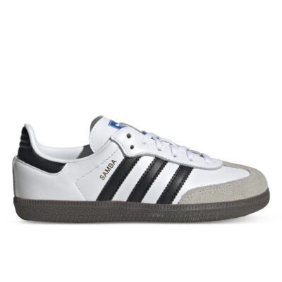 Adidas Originals Samba Og Kids White/Black/Gum Unisex Size 3