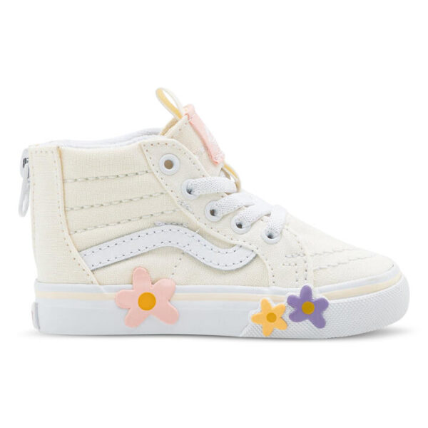 Vans Sk8-Hi Zip Kids Egret Unisex Size 5