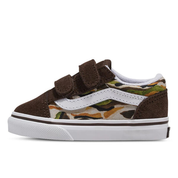 Vans Old Skool V Kids Painted Camo Brown/Multi Unisex Size 9