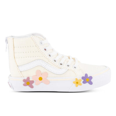 Vans Sk8-Hi Zip Kids Egret Unisex Size 11