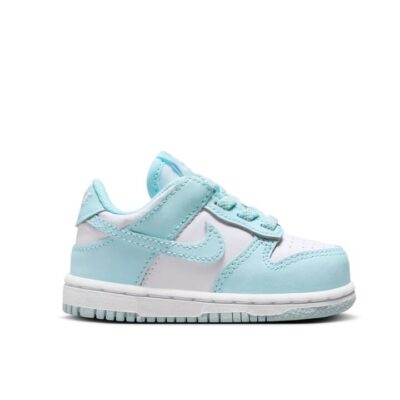 Nike Dunk Low Kids White/Glacier Blue Unisex Size 10