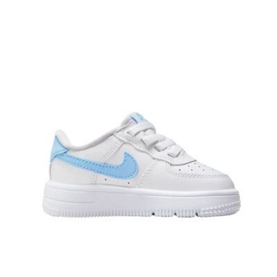 Nike Air Force 1 Low Easyon Kids White/Aquarius Blue-White Unisex Size 7