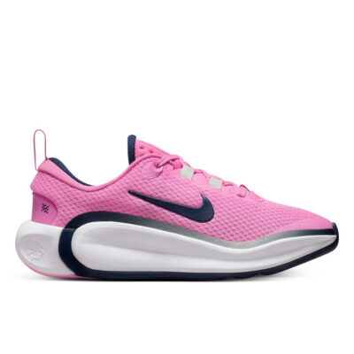 Nike Kidfinity Kids Playful Pink/Midnight Navy-Light Silver Unisex Size 1