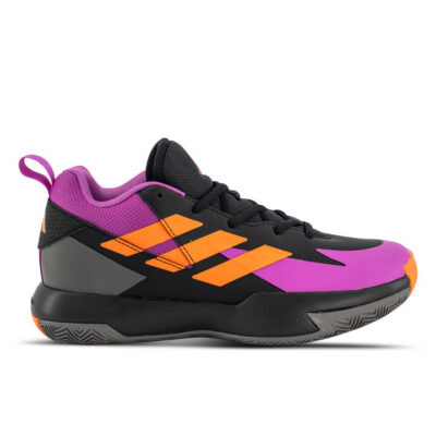 Adidas Performance Cross Em Up Select Kids Core Black/Purple Burst/Impact Orange Unisex Size 6