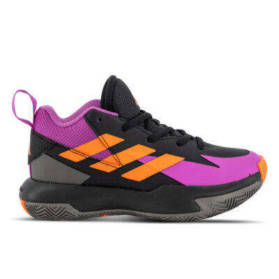 Adidas Performance Cross Em Up Select Kids Core Black/Purple Burst/Impact Orange Unisex Size 3