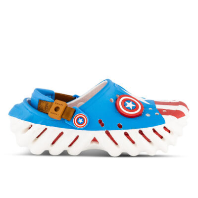 Crocs Captain America Echo Clog Kids White Unisex Size 13