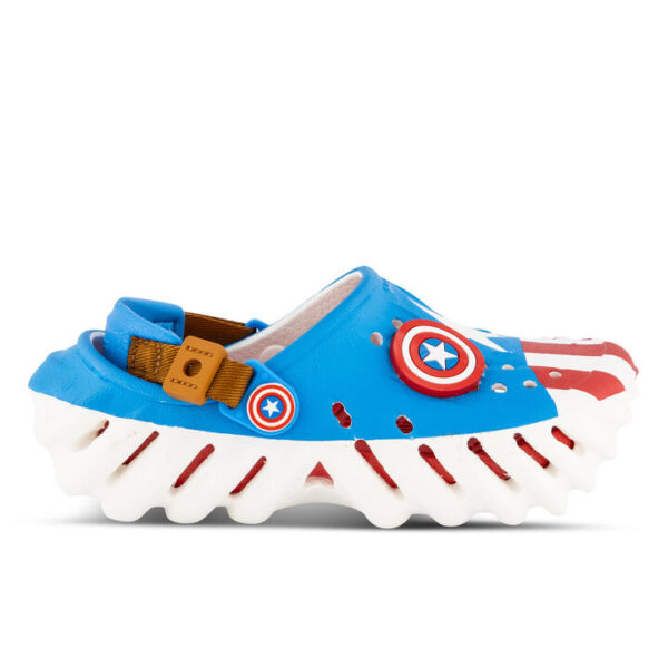 Crocs Captain America Echo Clog Kids White Unisex Size 13