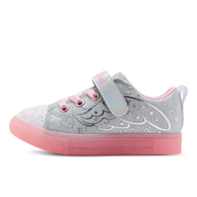 Skechers Twinkle Sparks Ice - Heather Magic Kids Grey/Pink Unisex Size 8