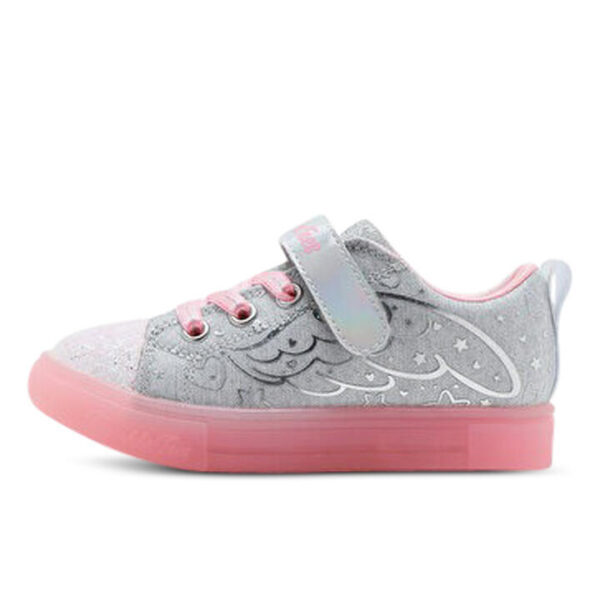 Skechers Twinkle Sparks Ice - Heather Magic Kids Grey/Pink Unisex Size 8