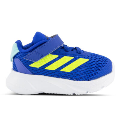 Adidas Performance Duramo Kids Lucid Blue/Lucid Lemon/Flash Aqua Unisex Size 4