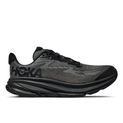Hoka Clifton 9 Kids Black / Carbon Black Unisex Size 4