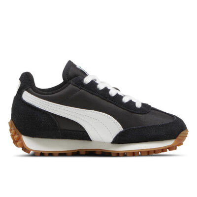 Puma Easy Rider Vintage Kids Puma Black-Puma White Unisex Size 13