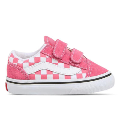 Vans Old Skool V Colour Theory Kids Color Theory Checkerboard Honeysuckle Unisex Size 7