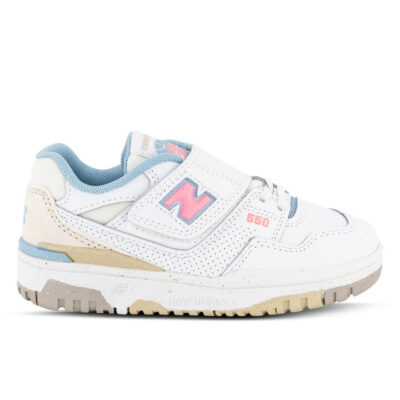 New Balance 550 Kids White (100) Unisex Size 3