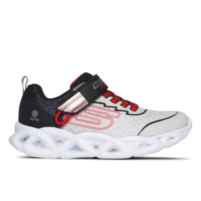Skechers Twisty Brights 2.0 Kids Light Grey/Red Unisex Size 11