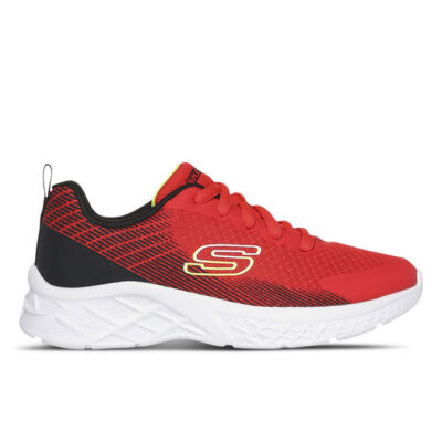 Skechers Microspec Ii - Vovrix Kids Red/Black Unisex Size 13