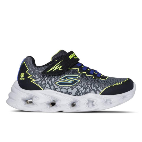 Skechers Vortex 2.0 - Zorento Kids Black/Yellow Unisex Size 13