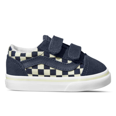 Vans Old Skool V Glow Kids Glow Summer Nights Navy Unisex Size 5