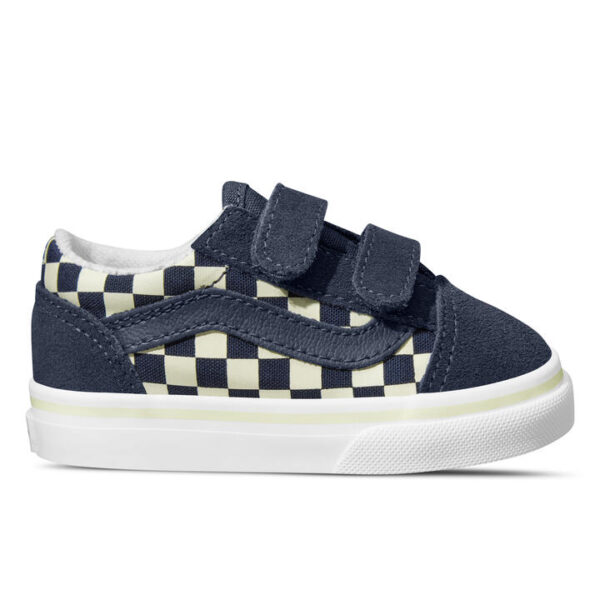 Vans Old Skool V Glow Kids Glow Summer Nights Navy Unisex Size 5