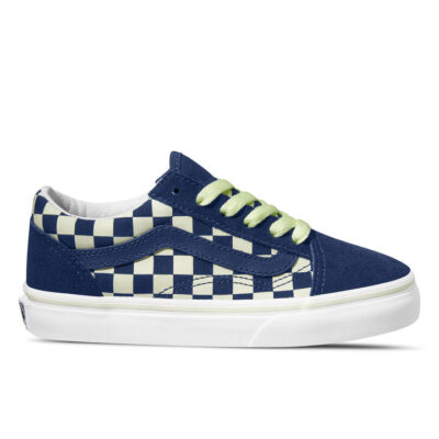 Vans Old Skool Glow Kids Glow Summer Nights Navy Unisex Size 1