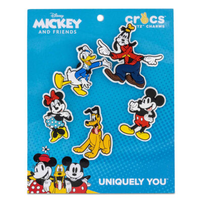 Crocs Acc Mickey Friends 5 Pack Kids Multi Unisex Size OS