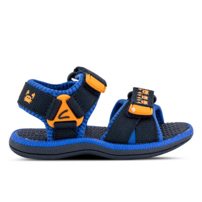 Clarks Originals Finn Kids Blue/Orange Unisex Size 7