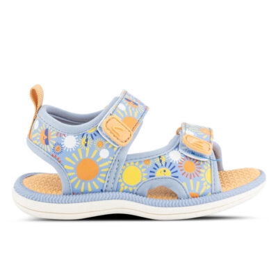 Clarks Originals Florence Kids Blue Suns Unisex Size 7