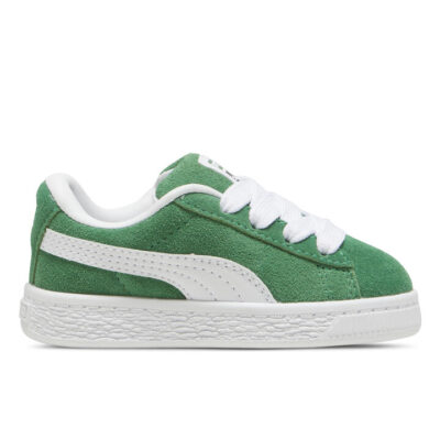 Puma Suede Xl Kids Archive Green-Puma White Unisex Size 5