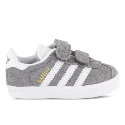 Adidas Originals Gazelle Kids Grey/White Unisex Size 6