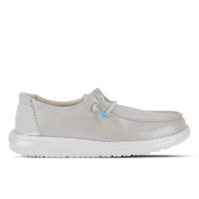 Hey Dude Wendy Kids Silver Unisex Size 2
