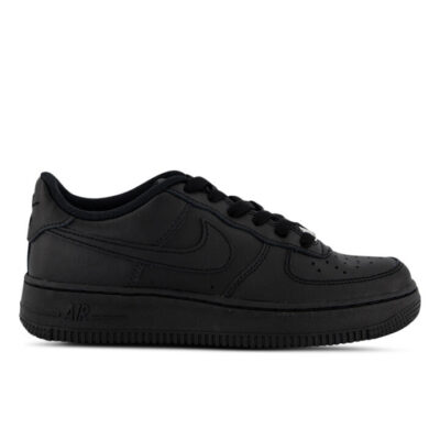 Nike Air Force 1 Kids Black/Black Unisex Size 4