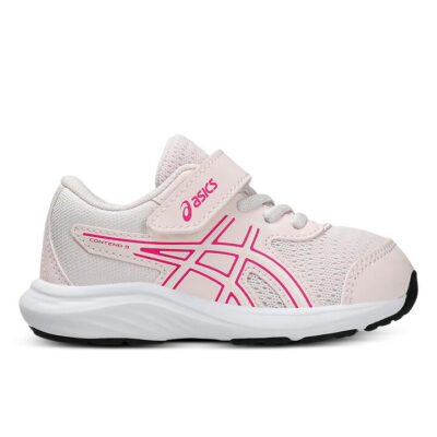 Asics Contend 9 Kids Pale Pink/White Unisex Size 5